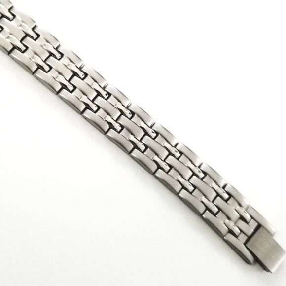 New stainless steel double magnetic bracelet 8.5" - Picture 2 of 5